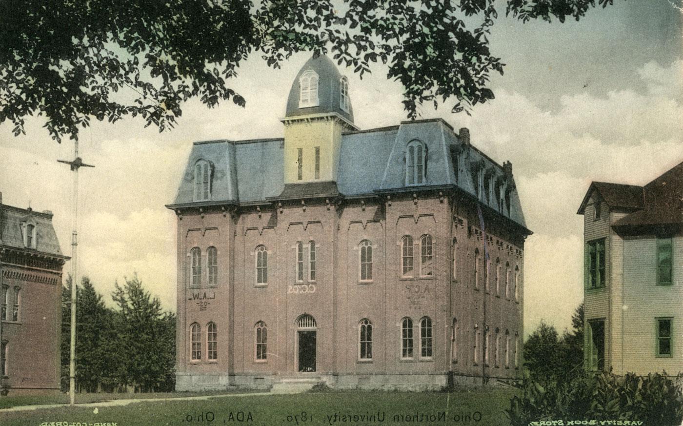 Normal building was the first building on campus